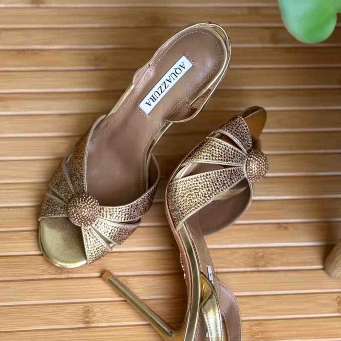 Aquazzura Leather Slingback Sandal