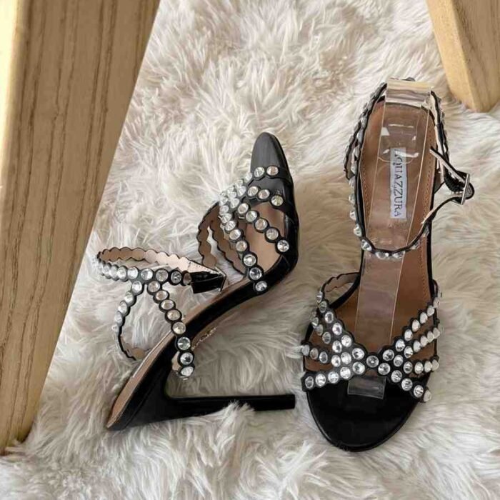 Aquazzura Tequila Crystal Sandals