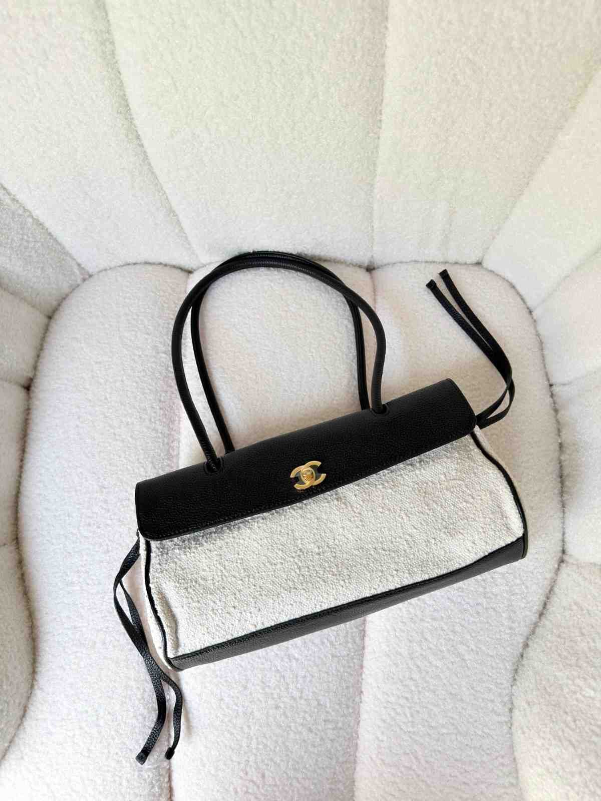 Chanel East West Urban Essential Small White Tote