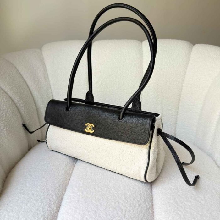 Chanel East West Urban Essential Small White Tote