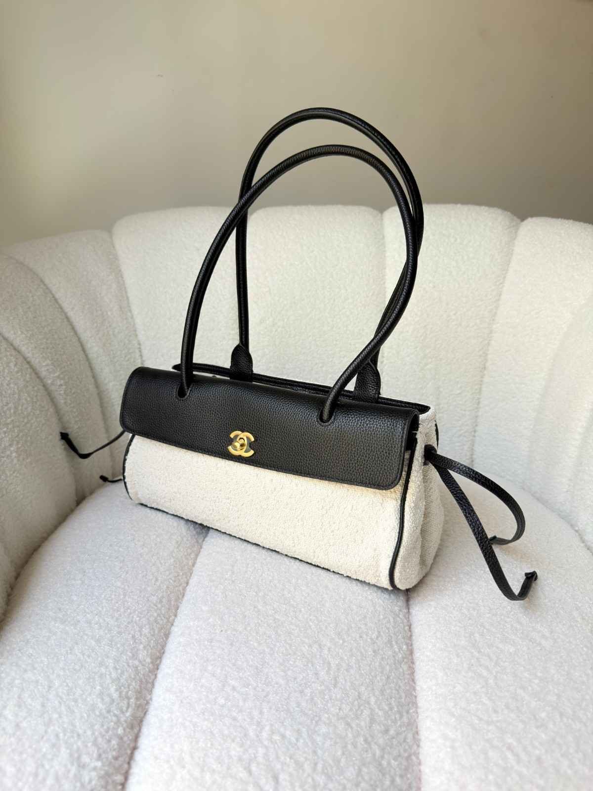 Chanel East West Urban Essential Small White Tote