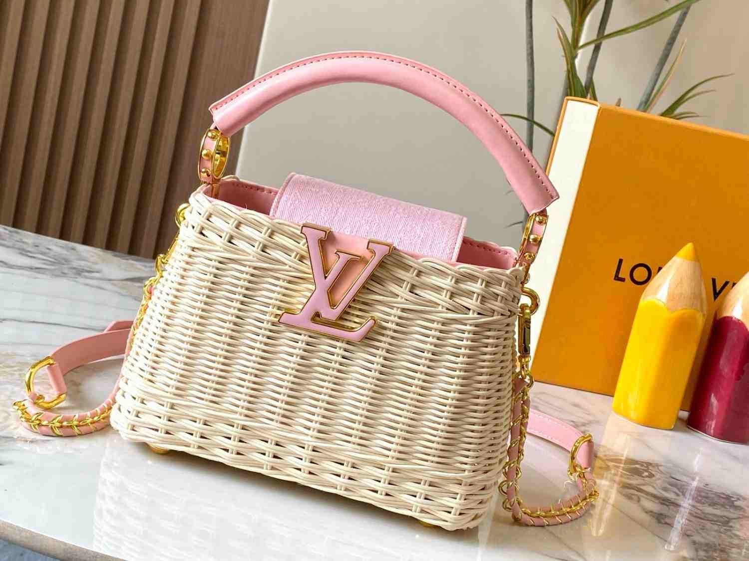 Louis Vuitton Capucines Bag Pink