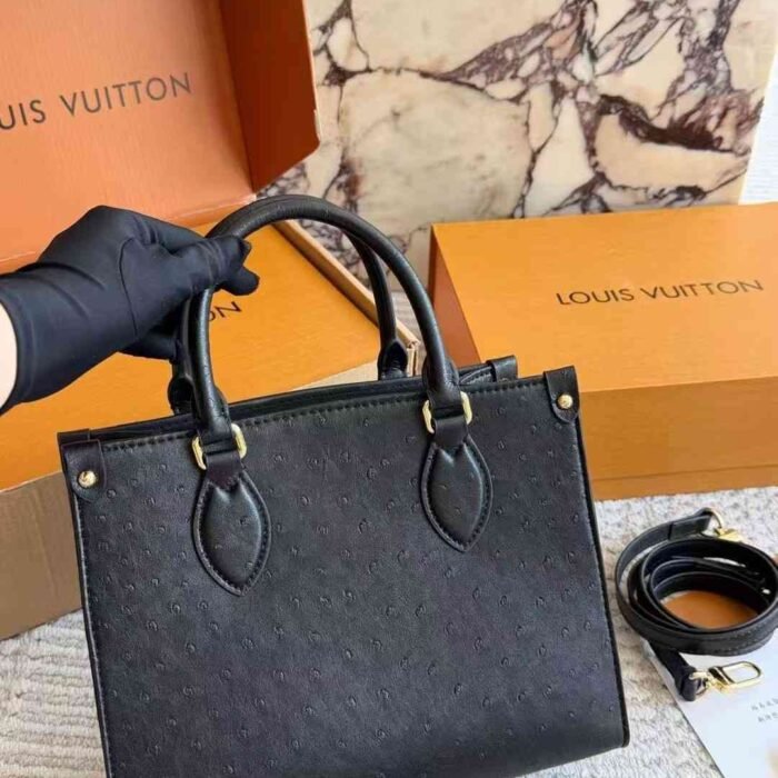 Louis Vuitton Onthego PM Tote Bag Black