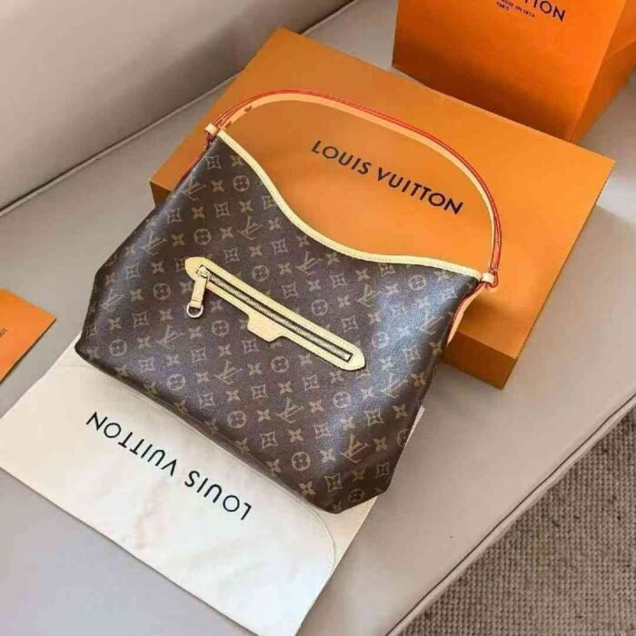 Louis Vuitton Lineup Handbag Dark Brown