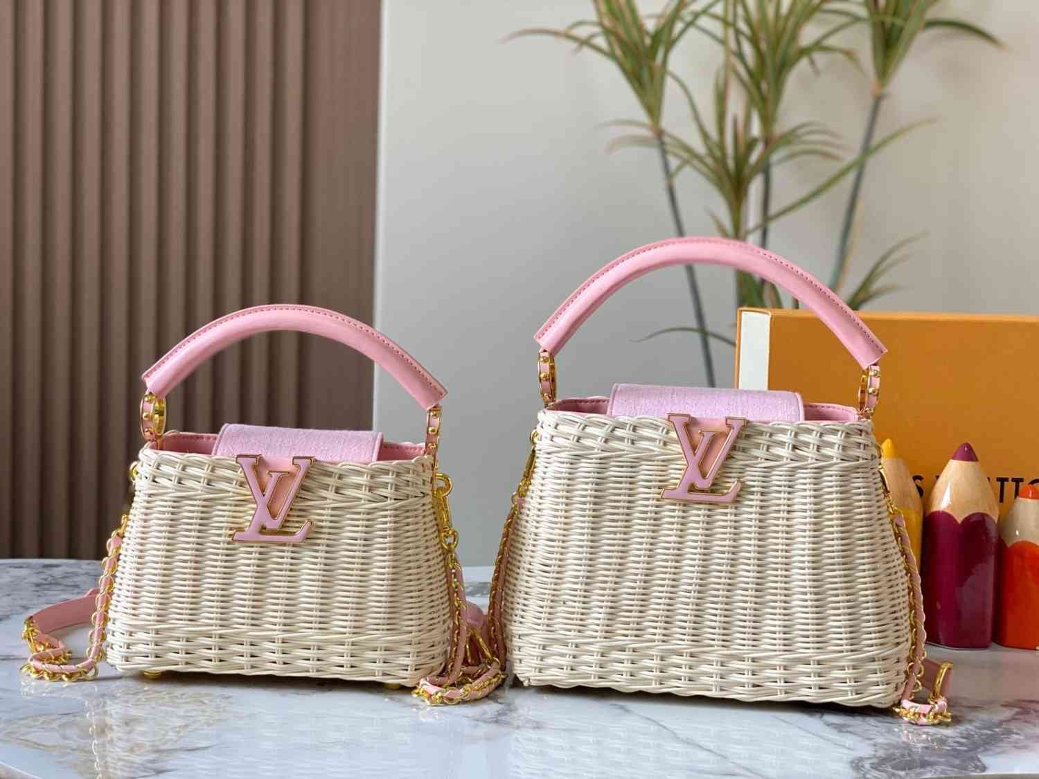 Louis Vuitton Capucines Bag Pink