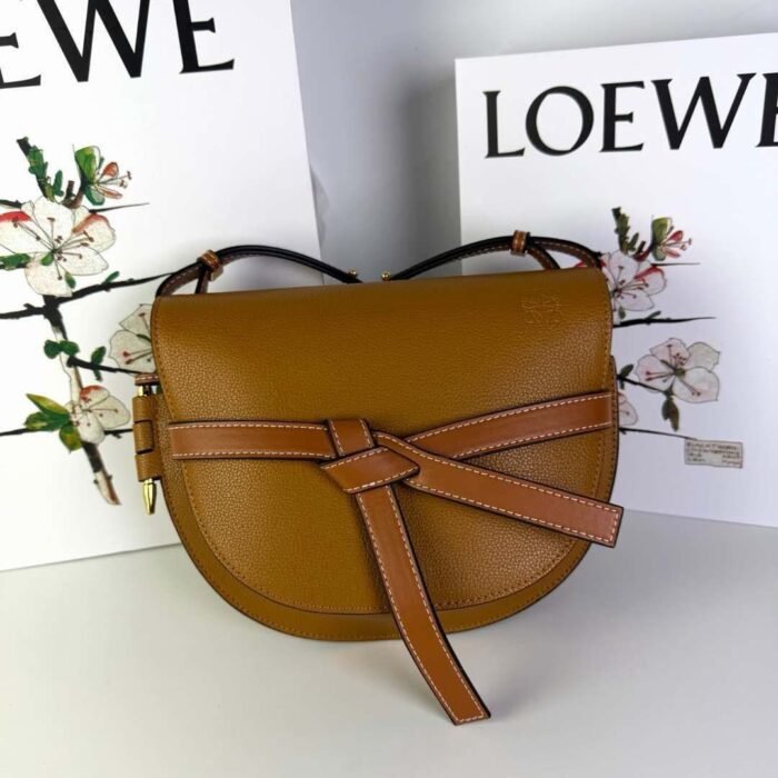 LOEWE Gate Bag Caramel Pecan