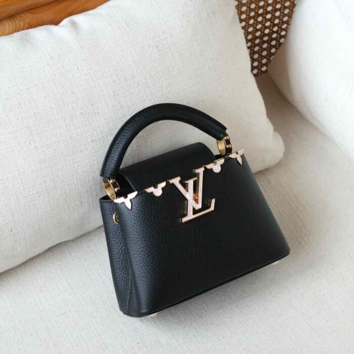 Louis Vuitton Mini Capucines Bag Black