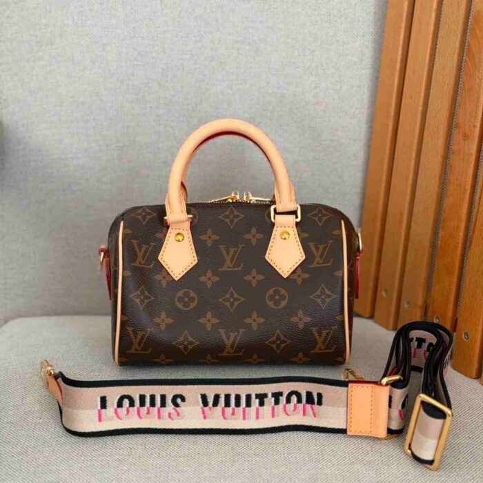 LV Damier Ebene Speedy Bandouliere 20 Bag