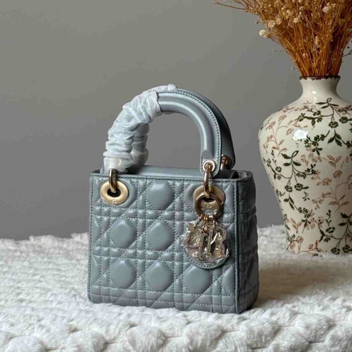Dior Small My ABCDior Lady Dior Bag Grey