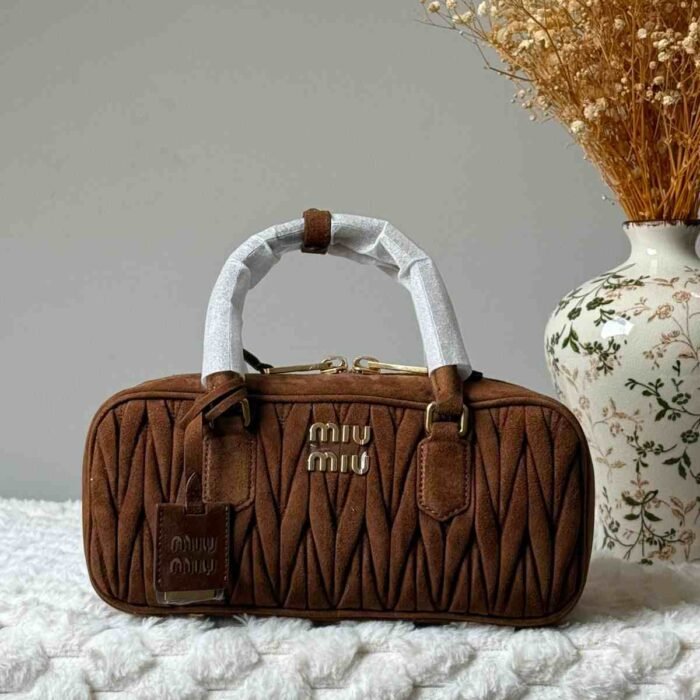 Miu Miu Arcadie Suede tote bag