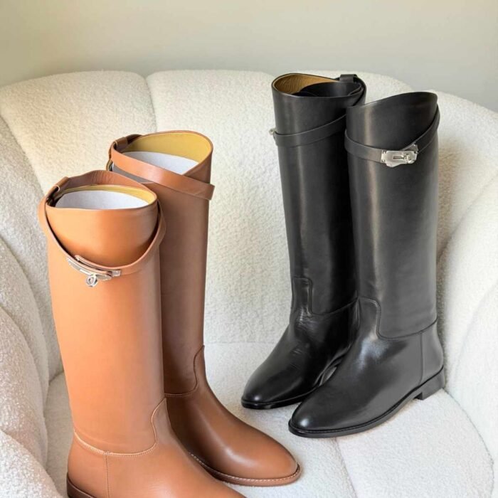 Hermes Jumping Boots Smooth Calfskin Leather